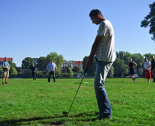 Teambuilding Power, Teambuilding Event, Firmenfeier, Betriebsausflug, Events, Crossgolf Event