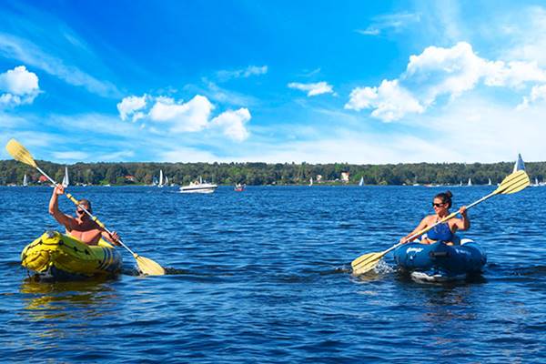 Kajak Tour, Junggesellenabschied, Teambuilding, Firmenfeier, Betriebsausflug, Teambuilding Event